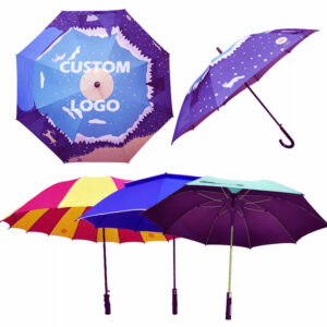 custom golf umbrellas with multi sided printing & personalized logo