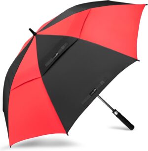 extra large golf umbrella double canopy vented windproof oversize stick umbrellas